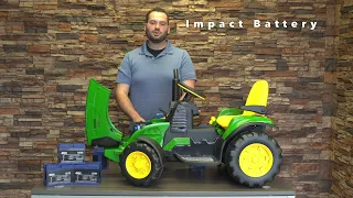 How to Replace + Upgrade Peg Perego 12V Battery in Kids John Deere Tractor
