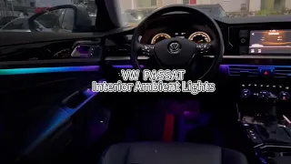 VW Passat Interior Premium Ambient Lighting Details