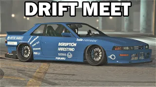 We Did A Drift Meet With A Full Lobby - GTA 5 Online