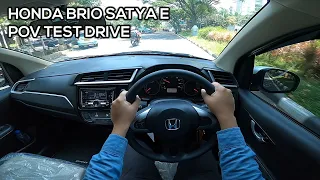 Honda Brio Satya E (2022) - POV Test Drive Indonesia