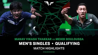 Manav Vikash Thakkar vs Mehdi Bouloussa | MS Qual | Saudi Smash 2024