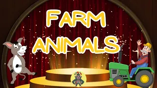 Farm Animals Talent Show learning English #kids #kidslearning #kidsvideo