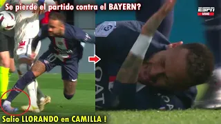 LLORA! la TERRIBLE LESION de NEYMAR hoy con PSG