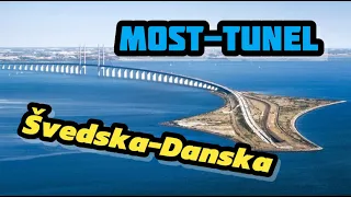 **Švedska-Danska**Preko mosta koji ide u tunel ispod mora. ORESUND BRIDGE