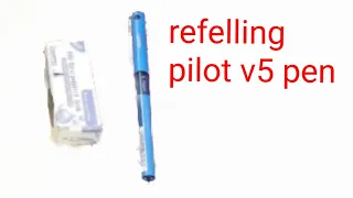 How to refill pilot v5 hi tech point