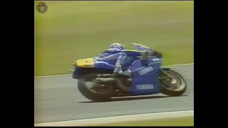 Moto 500cc - High Side Christian Sarron Allemagne 1986