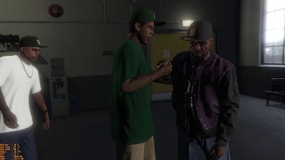 GTA V - "The Long Stretch" walkthrough but with more Ballas and Families