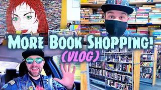 Book Shopping...AGAIN! (VLOG) // Dollar Book Swap, Antiques Mall, Used Bookstores