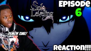 HE'S ON DEMON TIME! - SOLO LEVELING EPISODE: 6 REACTION!