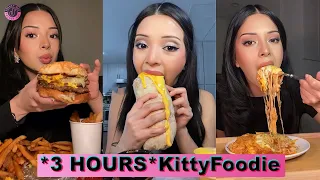 *3 HOURS* Kittyfoodie Mukbang Eating TikTok Compilation 2024 | Best @kittyfoodie ASMR TikTok Videos