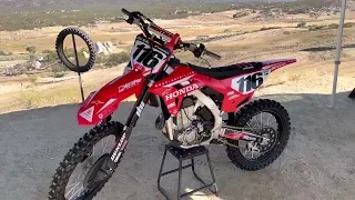 2022 Honda CRF450R with JBI Suspension Motocross Revalve and custom coatings