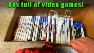 I Found a Box FULL of Video Games at Goodwill!