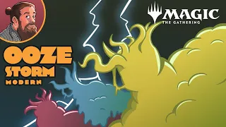 Against the Odds | Aeve Ooze Storm🔴🟢 Modern MTG Gameplay & Deck Tech