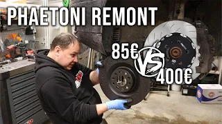 VW Phaetoni pidurid 85€ vs 400€ !?  Osa 3