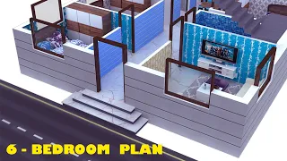 30X40 6 ROOM HOUSE PLAN | 30X40 3D HOME PLAN | 30X40 2D FLOOR PLAN | 30X40 6BHK | 1200 SQFT |