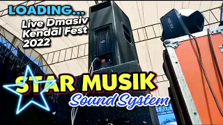 Loading sound system star music surabaya | D'masiv kendal festival 2022 #soundsystem