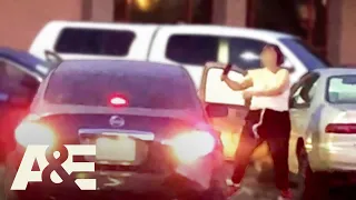 Fight Over Phone Turns Into Car Chase in a Supermarket Parking Lot | Road Wars | A&E