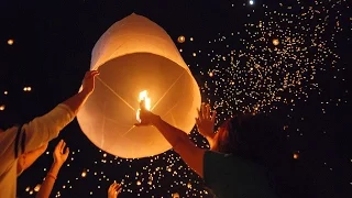 How To Light & Launch Sky Lanterns | Safety Precautions | Awesome Fun 2016