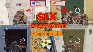 😱OPENING SIX😳 PASSWORD LETTERS IN PUBG MOBILE METRO ROYALE - LORD CAPTAIN
