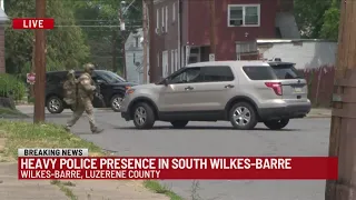Heavy Police Presence in Wilkes-Barre