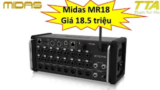 Unbox Mixer số Midas MR18
