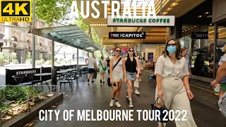 CBD TOUR 2022 CITY OF MELBOURNE AUSTRALIA