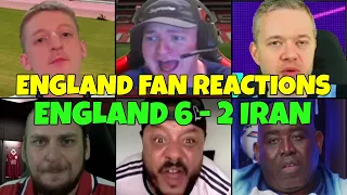 ENGLAND FANS REACTION TO ENGLAND 6-2 IRAN | FANS CHANNEL
