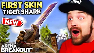 I Spent $4700 For the First Skin in Arena Breakout!!! | Tiger Shark Knife