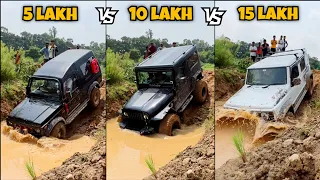 Jimny vs Old Thar vs Gypsy | Extreme water crossing test