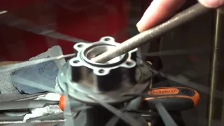 How to resurface pitted bearing races from bicycle shimano hub DIY