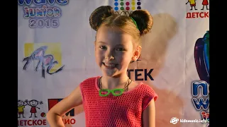 Daneliya Tuleshova at the New Wave Junior-2015 Contest (SUBTITLES)