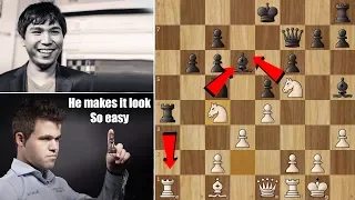 He makes it look So easy - Magnus Carlsen vs Wesley So