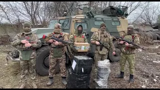 Посылку из Новосибирской области получили российские бойцы