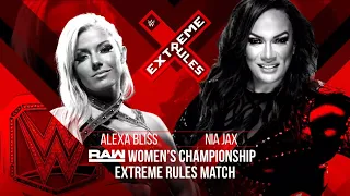 Raw Women's Champion Alexa Bliss battles Nia Jax in an Extreme Rules Match this Sunday