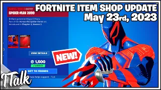 Fortnite Item Shop *NEW* ACROSS THE SPIDERVERSE SET! [May 23rd, 2023] (Fortnite Battle Royale)