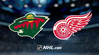 Howard, Red Wings defeat Wild in home opener, 4-2