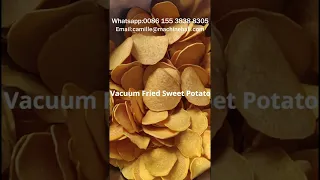 Sweet Potato Chips Vacuum Frying Machine Processing Line