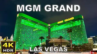 [4K HDR] MGM Grand Las Vegas Walking Tour | March 2024