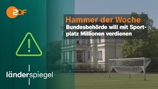 Sportplatz soll weg | Hammer der Woche vom 20.05.23 | ZDF