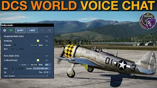 Explained: How To Use In-Game Voice/Radio Chat System | DCS WORLD