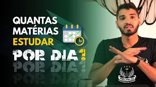 QUANTAS MATÉRIAS ESTUDAR POR DIA? (CONCURSO MILITAR) - Tropa do Arcanjo