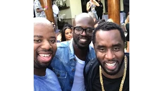 Black Coffee at puff daddy's party .