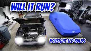 1988 CRX Si Restore Part 6 - First Start? Novsight LED Headlights