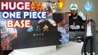 CRAZIEST One Piece Base I Ever Seen! | Fire and Ice Resin Statue by Jimei Palace | Kuzan & Akainu