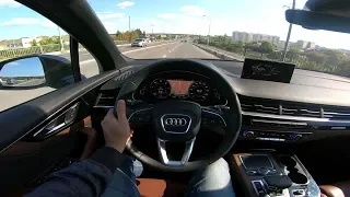 2018 Audi Q7 3.0 TDI Quattro POV Test Drive