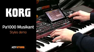 KORG Pa1000 Musikant - Styles demo