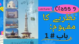 Class: 9 -Pak-study- Chapter: 1- TOPIC: NAZARIA-E-PAKISTAN KA MAFHOOM.