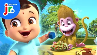 Monkey Mischief at Bheem's Picnic! 🐵 Mighty Bheem's Playtime | Netflix Jr