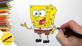 How to Draw SpongeBob | How to learn how to draw SpongeBob | Drawing step by step with your hands