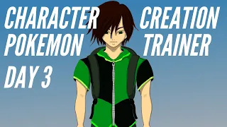 Game Dev - Creating a Pokemon trainer [Day 3] Hair | !sr !pushups